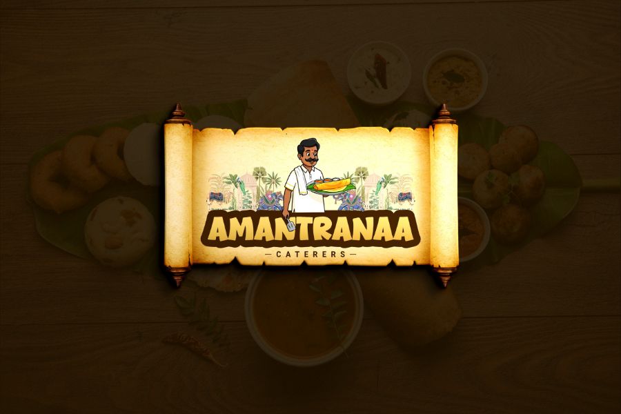 Amantranaa Catering — print by Visual Pioneers Studio, Ahmedabad