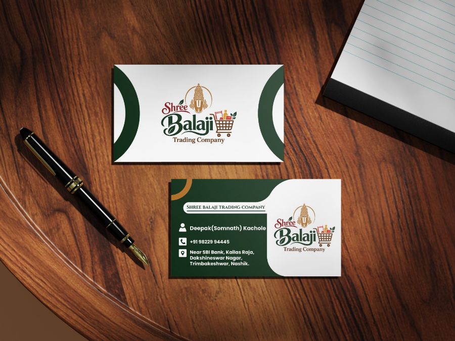 Balaji Trading — stationery by Visual Pioneers Studio, Ahmedabad