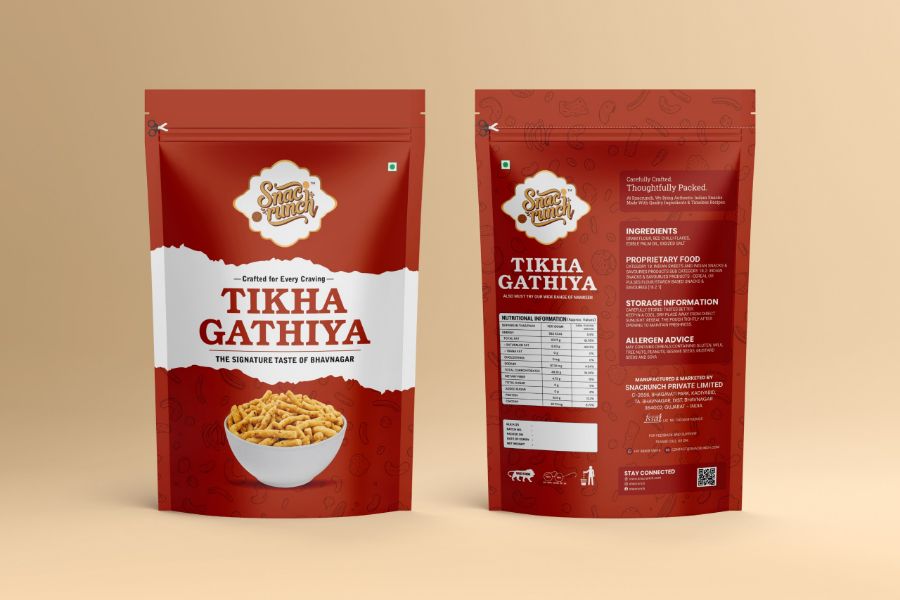 Tikha Gathiya — packaging by Visual Pioneers Studio, Ahmedabad (1 of 2)