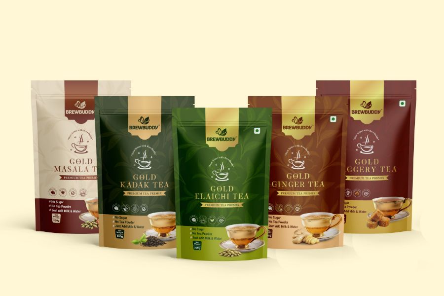 Brewbuddy — packaging by Visual Pioneers Studio, Ahmedabad